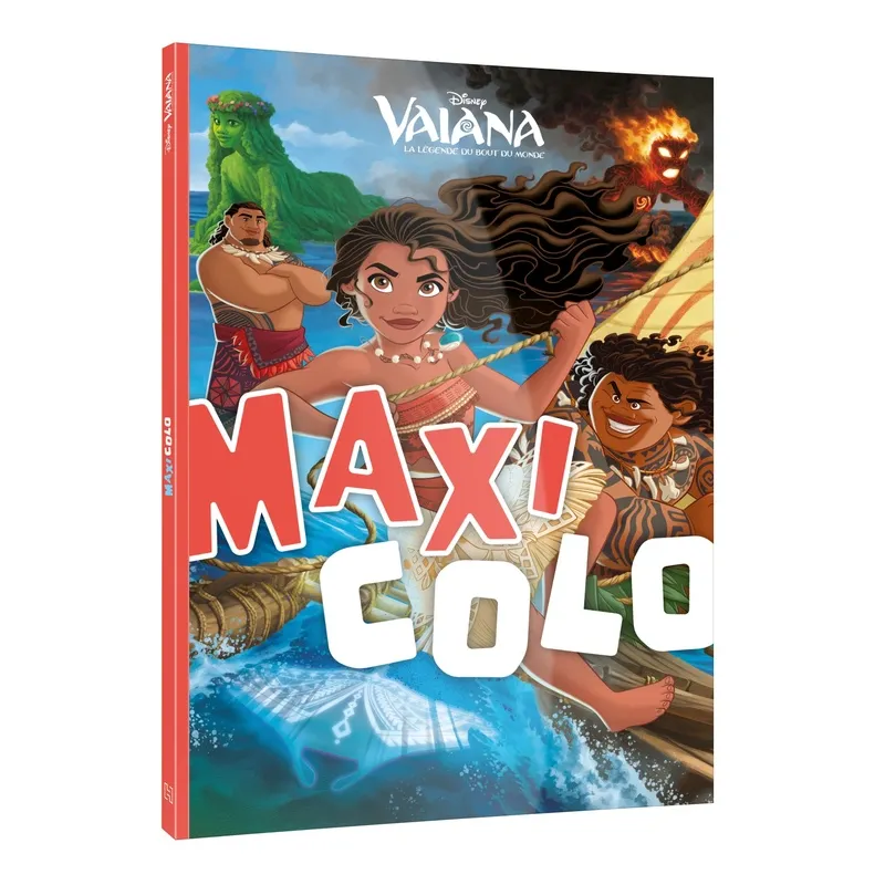 Maxi colo : Vaiana, la légende du bout du monde - Disney - Disney Hachette - Papeterie / Coloriage - ravate.com librairie...