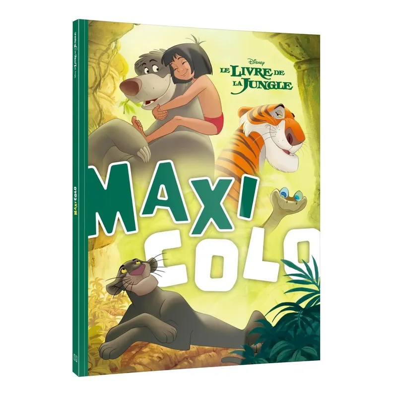 Maxi colo : Le livre de la jungle - Disney - Disney Hachette - Papeterie / Coloriage - ravate.com librairie reunion