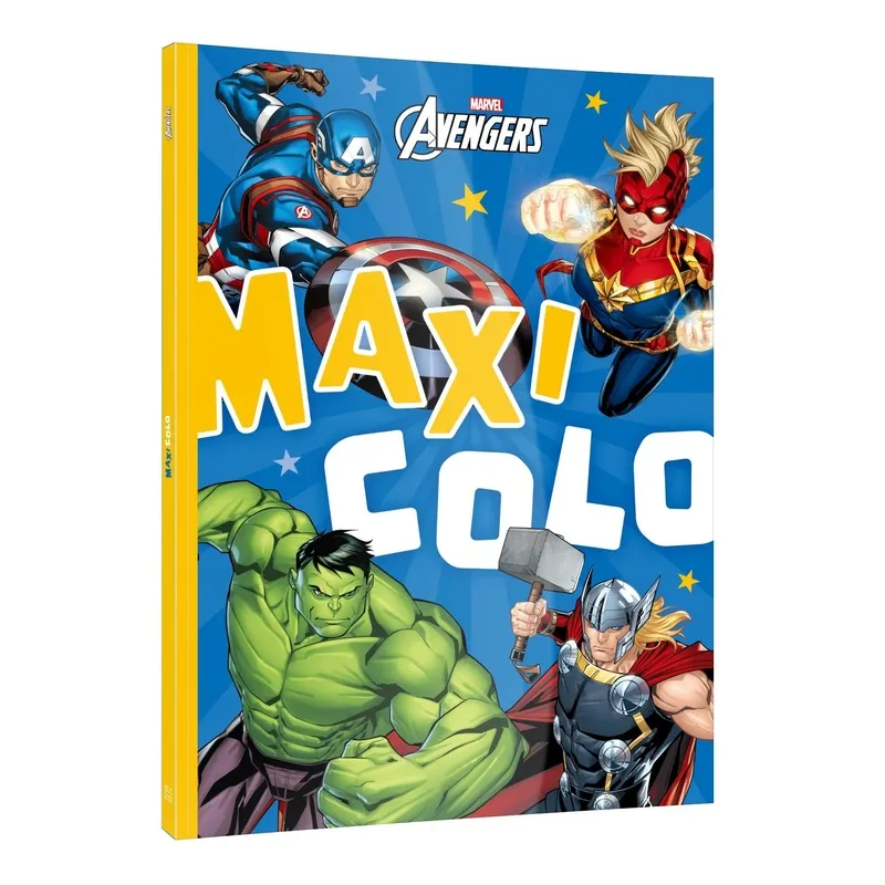 Maxi colo : Avengers - Marvel - Disney Hachette - Papeterie / Coloriage - ravate.com librairie reunion