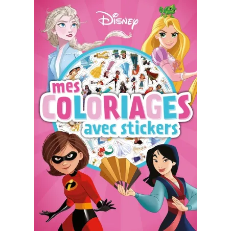 Mes coloriages avec stickers : Girl Power