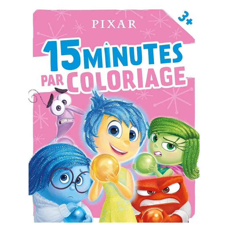 15 minutes par coloriage : Pixar - Disney Pixar - Disney Hachette - Papeterie / Coloriage - ravate.com librairie reunion