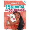 15 minutes par coloriage : Vaiana 2 - Disney - Disney Hachette - Papeterie / Coloriage - ravate.com librairie reunion