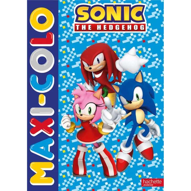 Maxi-colo : Sonic the Hedgehog - Collectif - Hachette Jeunesse - Papeterie / Coloriage - ravate.com librairie reunion