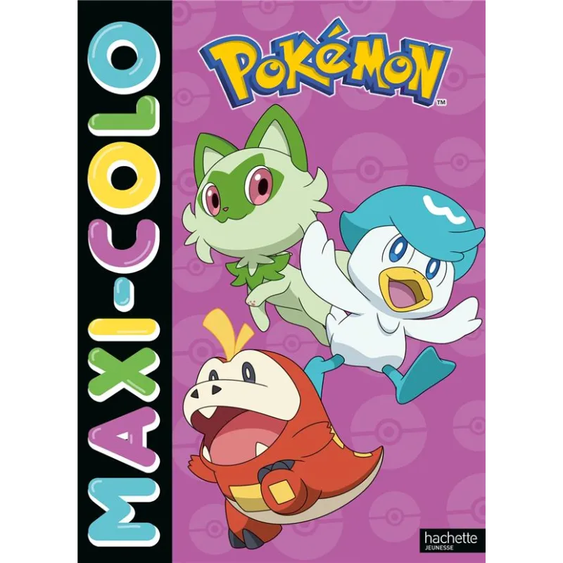 Maxi-colo : Pokémon - Collectif - Hachette Jeunesse - Papeterie / Coloriage - ravate.com librairie reunion