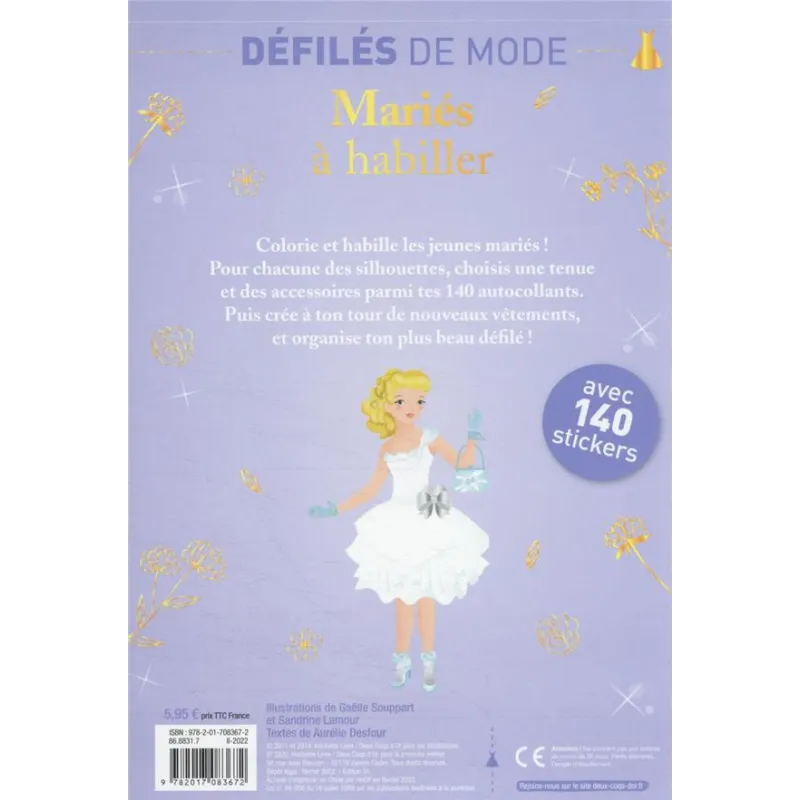 Défilés de mode : mariés du monde à habiller - Sandrine Lamour, Gaëlle Souppart - Deux Coqs d - ravate.com librairie reunion