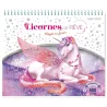 Licornes de rêve : magie des fleurs : carnet créatif - Christine Alcouffe - Play Bac - Papeterie / Coloriage - ravate.com...