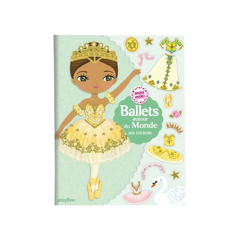 Ballets autour du monde : 300 Stickers - Julie Camel - Play Bac - Papeterie / Coloriage - ravate.com librairie reunion