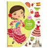 Habille Inès en Espagne - Julie Camel - Play Bac - Papeterie / Coloriage - ravate.com librairie reunion