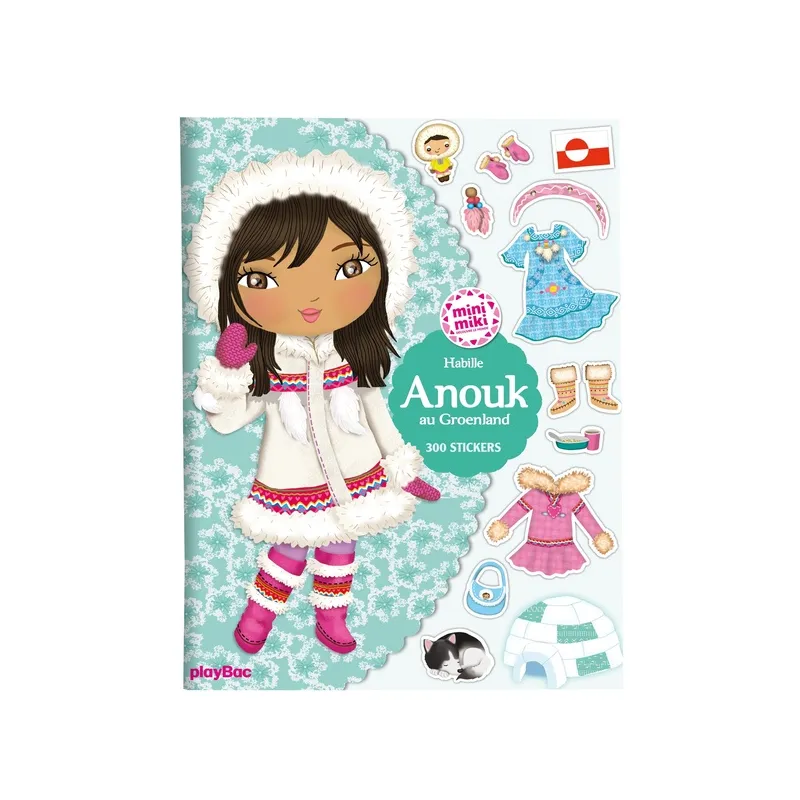 Habille Anouk au Groenland - Julie Camel - Éditions playBac - Papeterie / Coloriage - ravate.com librairie reunion