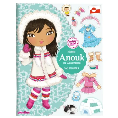 Habille Anouk au Groenland - Julie Camel - Éditions playBac - Papeterie / Coloriage - ravate.com librairie reunion