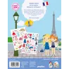 Cahier stickers : habille Emma en France - Julie Camel - Play Bac - Papeterie / Coloriage - ravate.com librairie reunion