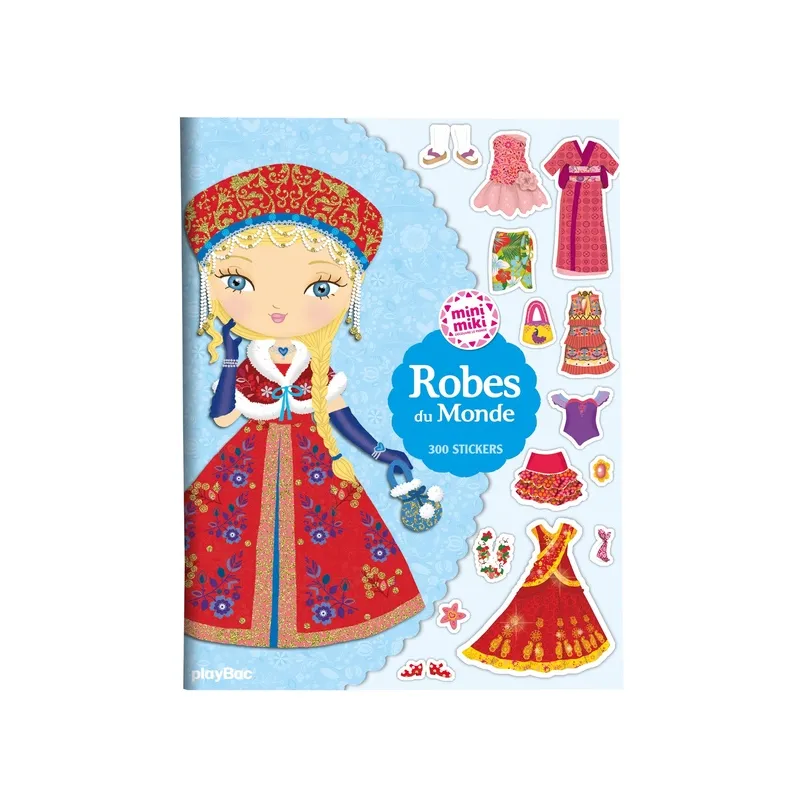 Robes du monde - Julie Camel - Play Bac - Papeterie / Coloriage - ravate.com librairie reunion
