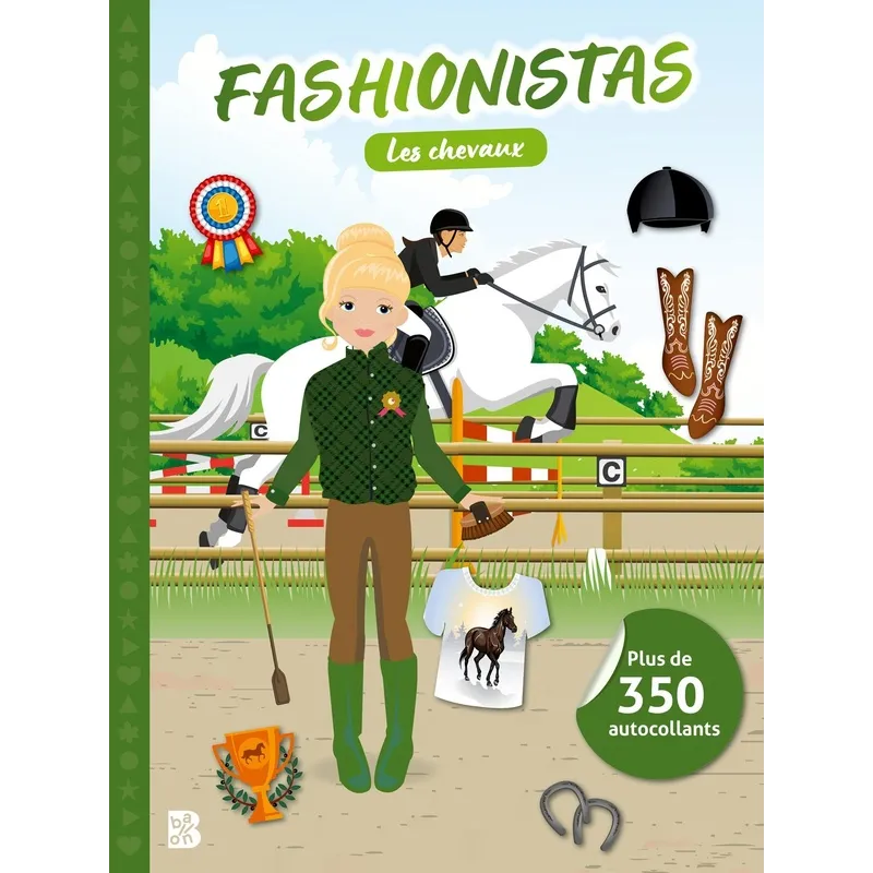 Fashionistas : Les chevaux - Collectif - Le Ballon - Papeterie / Coloriage - ravate.com librairie reunion