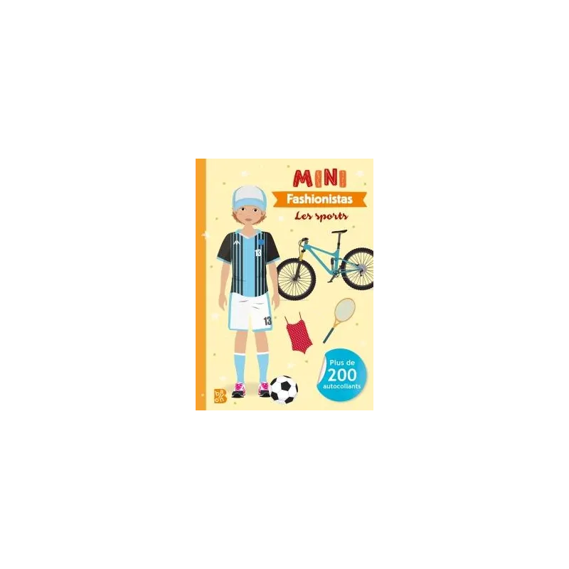 Mini fashionistas : Les sports - Collectif - Le Ballon - Papeterie / Coloriage - ravate.com librairie reunion