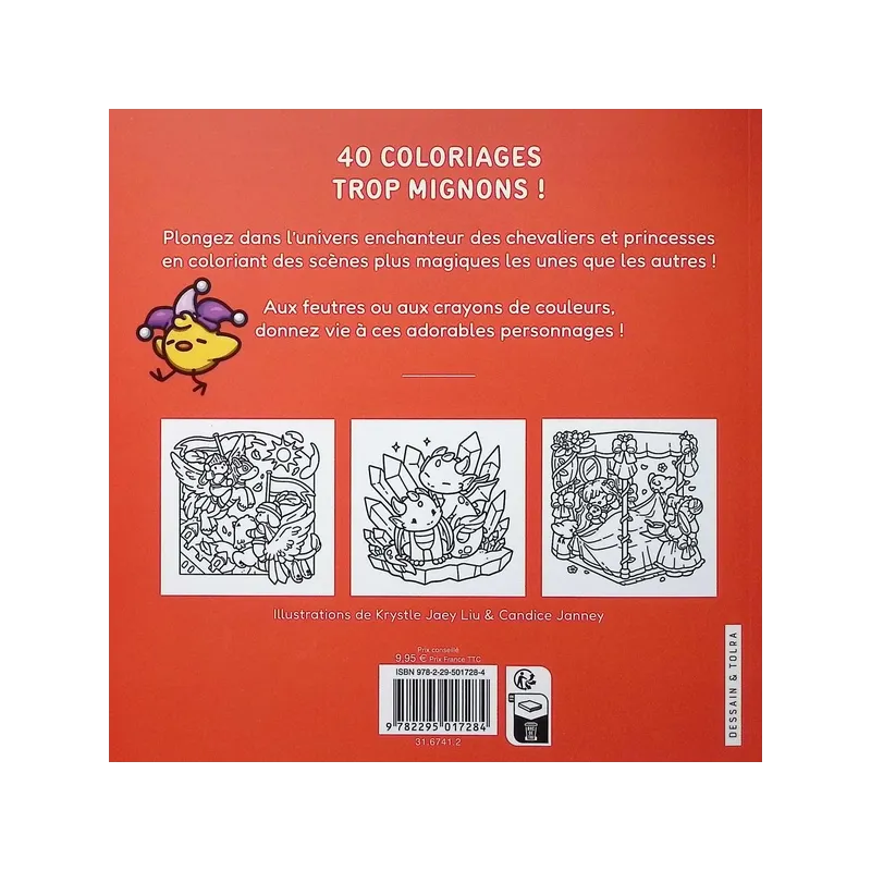 Royaume cosy : Coloriages trop mignons ! - Jade Summer - Dessain et Tolra - Papeterie / Coloriage - ravate.com librairie reunion