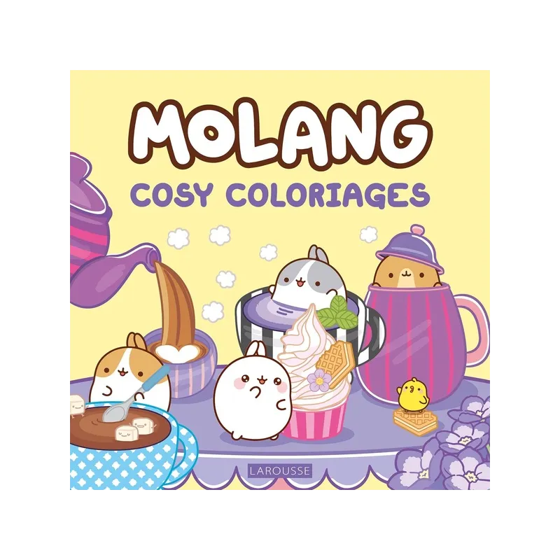Molang : Cosy coloriages - Collectif - Larousse - Papeterie / Coloriage - ravate.com librairie reunion