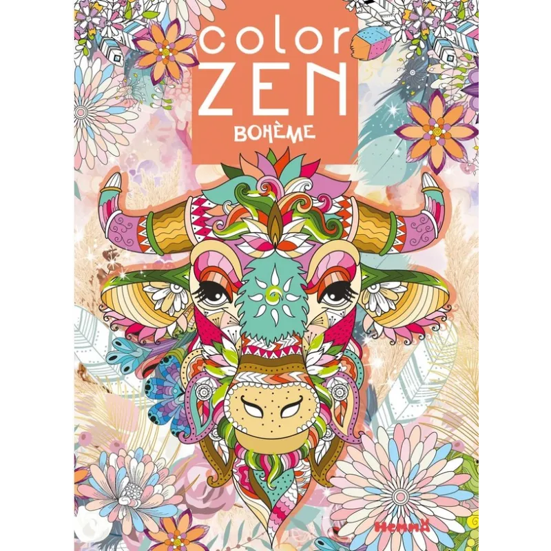 Color Zen : Bohème - Collectif - Hemma - Papeterie / Coloriage - ravate.com librairie reunion