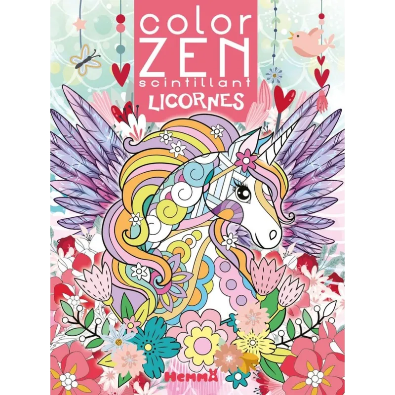 Color Zen : licornes - Collectif - Hemma - Papeterie / Coloriage - ravate.com librairie reunion