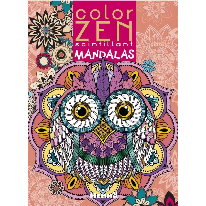 Color Zen : scintillant : mandalas - Collectif - Hemma - Papeterie / Coloriage - ravate.com librairie reunion