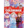 Coloriage avec stickers : La Reine des Neiges : Elsa et Anna bras croisés - Disney - Hemma - Papeterie / Coloriage -...
