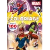 Coloriage avec stickers : Captain Marvel et Gamora - Marvel - Hemma - Papeterie / Coloriage - ravate.com librairie reunion