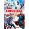 Coloriage avec stickers : marvel - ravate.com librairie reunion
