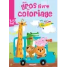 Mon gros livre de coloriage : Autobus bleu et animaux - Collectif - Hemma - Papeterie / Coloriage - ravate.com librairie reunion