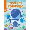 Mon gros livre de coloriage : Baleines - Collectif - Hemma - Papeterie / Coloriage - ravate.com librairie reunion