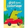 Mon gros livre de coloriage : croco voiture ; 3/5 ans - Collectif - Hemma - Papeterie / Coloriage - ravate.com librairie reunion