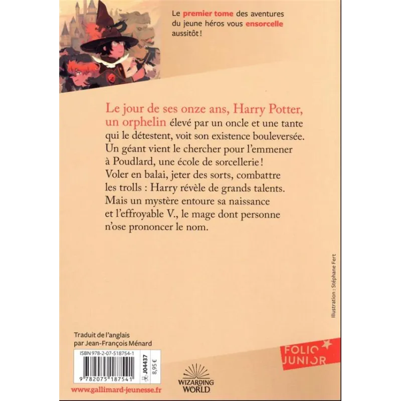 Harry Potter Tome 1 : Harry Potter à l - ravate.com librairie reunion