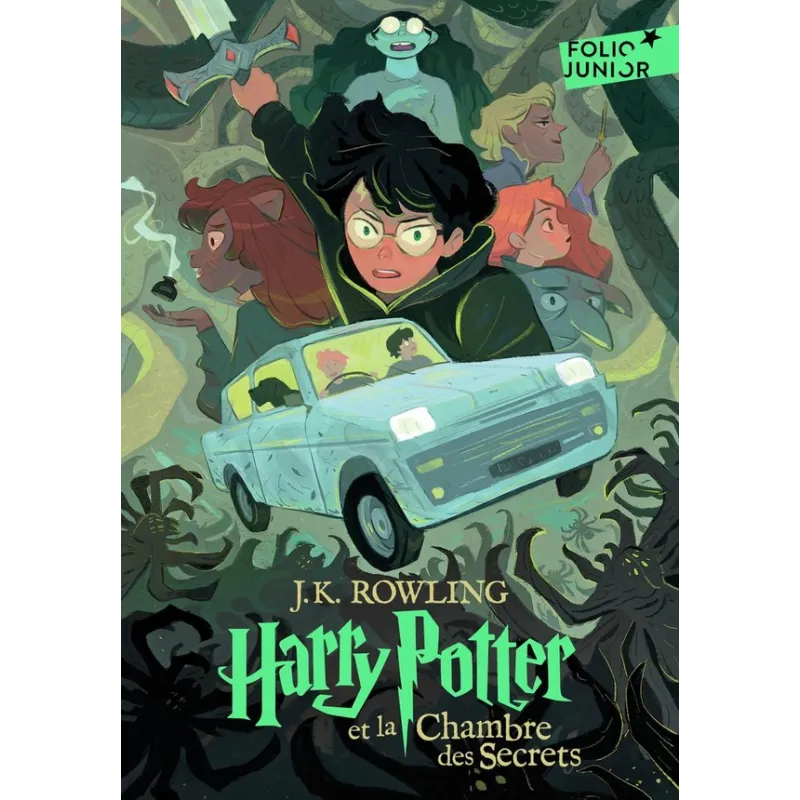 Harry Potter Tome 2 : Harry Potter et la Chambre des secrets - J. K. Rowling - Gallimard Jeunesse - Poche - ravate.com...