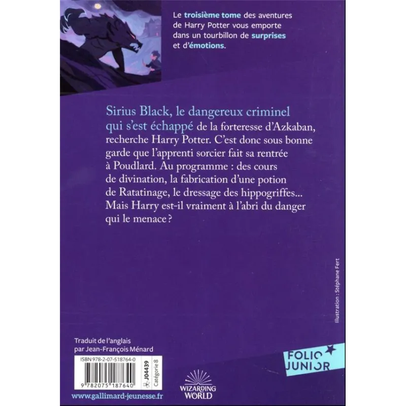 Harry Potter Tome 3 : Harry Potter et le Prisonnier d - ravate.com librairie reunion