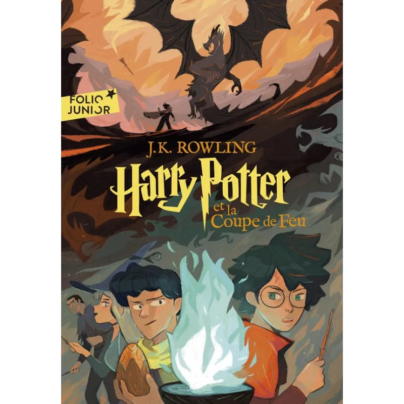 Harry Potter Tome 4 : Harry Potter et la Coupe de feu - J. K. Rowling - Gallimard Jeunesse - Poche - ravate.com librairie...