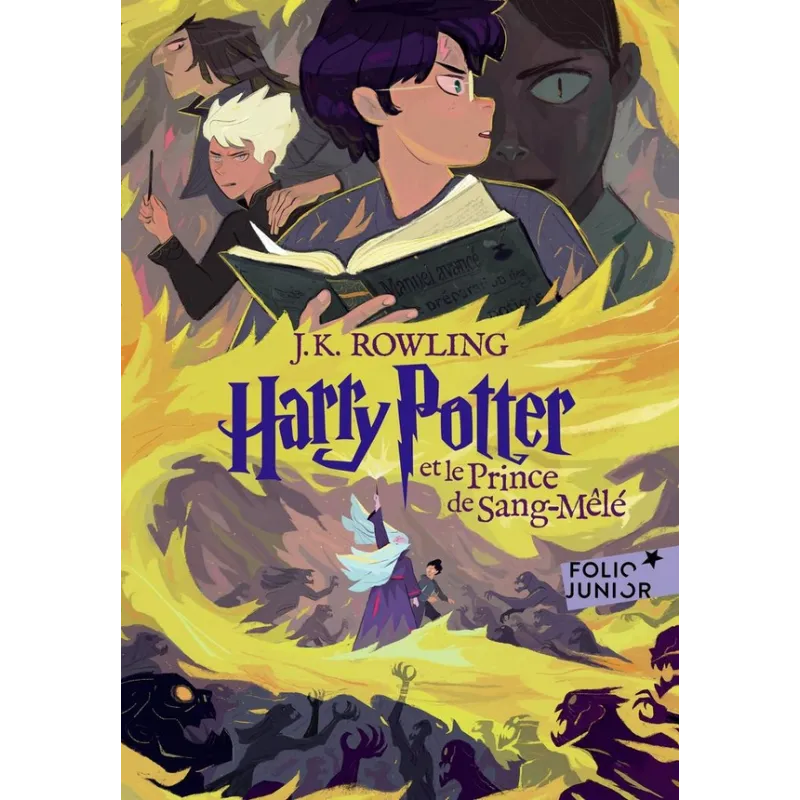 Harry Potter Tome 6 : Harry Potter et le Prince de sang-mêlé - J. K. Rowling - Gallimard Jeunesse - Poche - ravate.com...