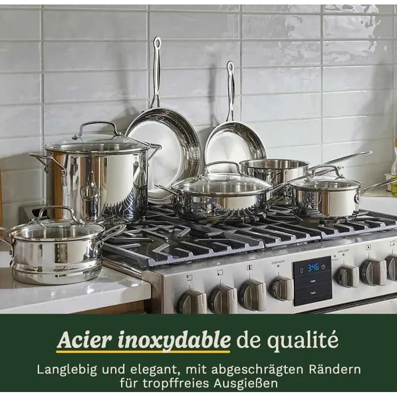 Batterie de cuisine 11 pièces Chef's Classic - CUISINART - 7711G