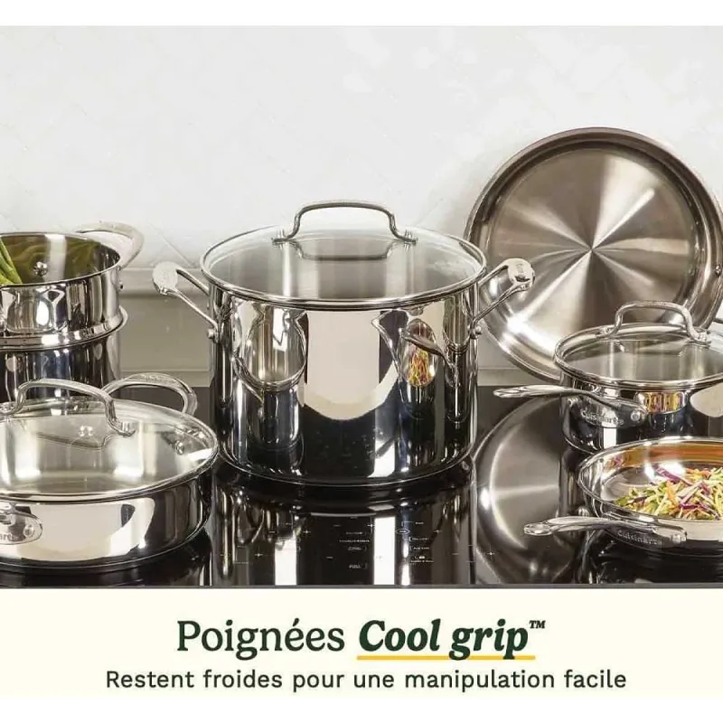 Batterie de cuisine 11 pièces Chef's Classic - CUISINART - 7711G