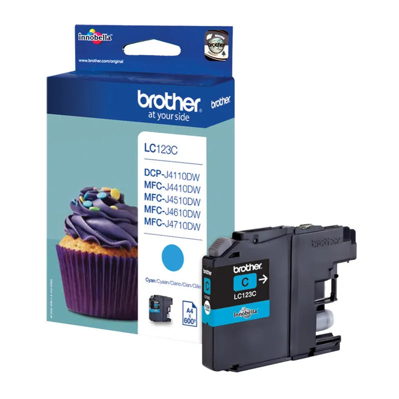 Cartouche d'encre Brother LC123 Cyan – BROTHER – BRO_LC123C