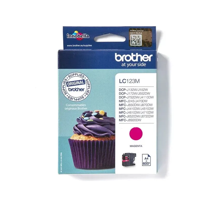 Cartouche d'encre Brother LC123 Magenta – BROTHER – BRO_LC123M