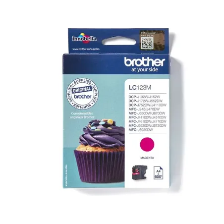 Cartouche d'encre Brother LC123 Magenta – BROTHER – BRO_LC123M
