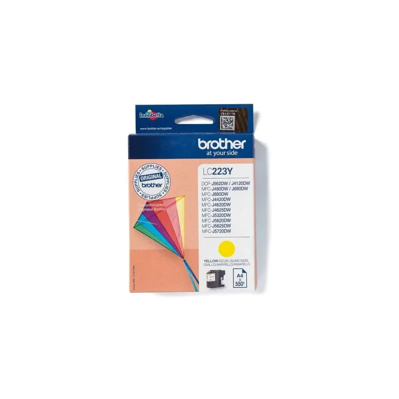 Cartouche d'encre Brother LC223 Jaune – BROTHER – BRO_LC223Y