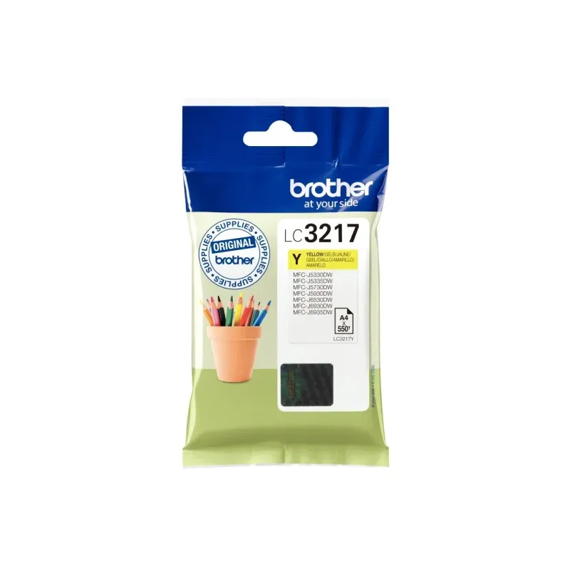 Cartouche d'encre Brother LC3217 Jaune – BROTHER – BRO_LC3217Y