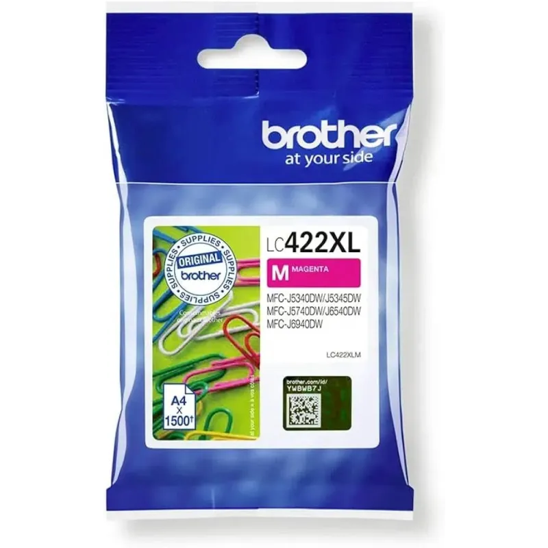 Cartouche d'encre Brother LC422XL Magenta Grande Capacité – BROTHER – BRO_LC422XLM