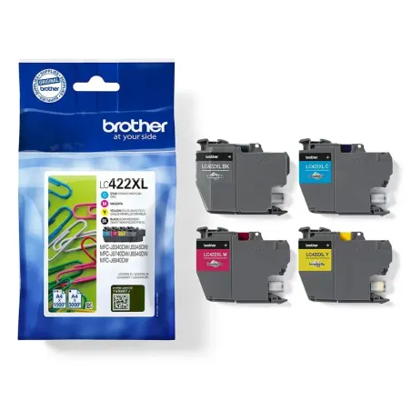 Pack 4 Cartouches d'encre Brother LC422XL CMJN – BROTHER – BRO_LC422XLVALBPB