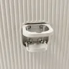Lot de 3 valises beige en polycarbone, port USB et support bouteille, serrure TSA
