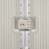 Lot de 3 valises beige en polycarbone, port USB et support bouteille, serrure TSA