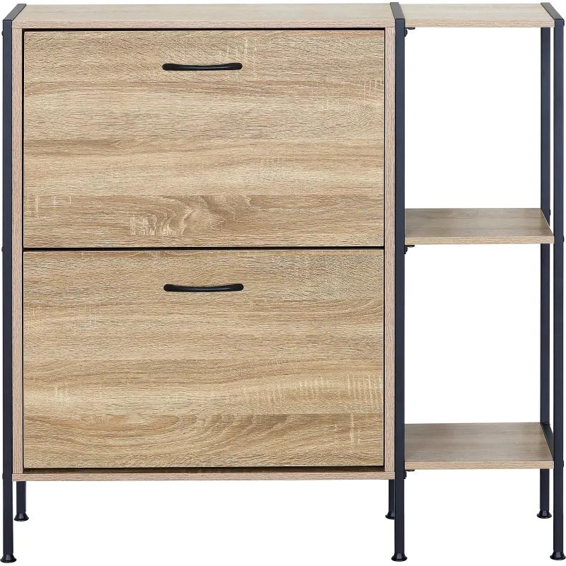MEUBLE A CHAUSSURES AVEC ETAGERE DE COTE