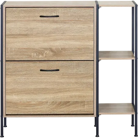 MEUBLE A CHAUSSURES AVEC ETAGERE DE COTE