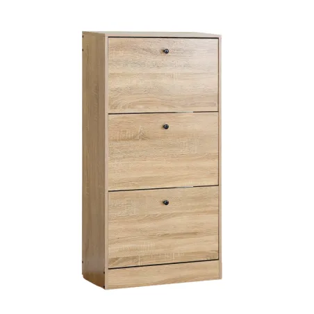 Meuble à chaussures 3 tiroirs en bois - 60697