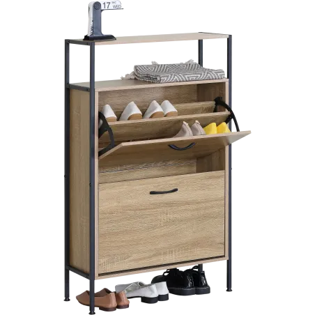 MEUBLE A CHAUSSURES AVEC ETAGERE