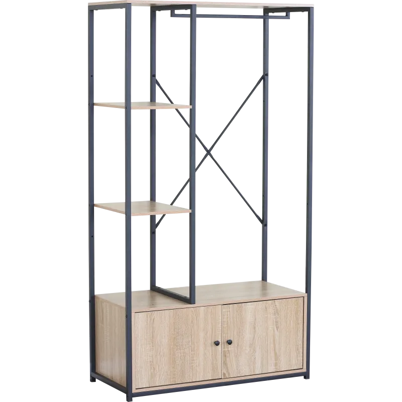 PENDERIE MOBILE AVEC ETAGERE & TIROIR
